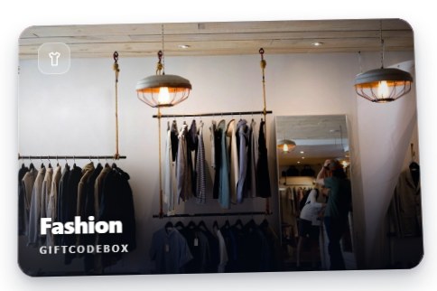 Fashion gift card