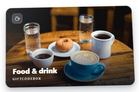 Food & drink gift card