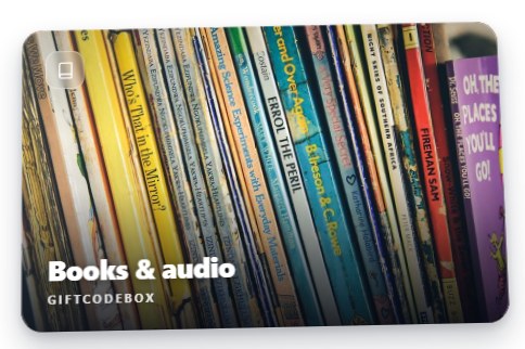 Books & audio gift card